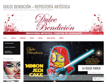 Tablet Screenshot of dulcebendicion.net